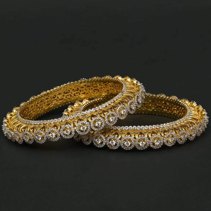 CZ Diamond Finish Bangles