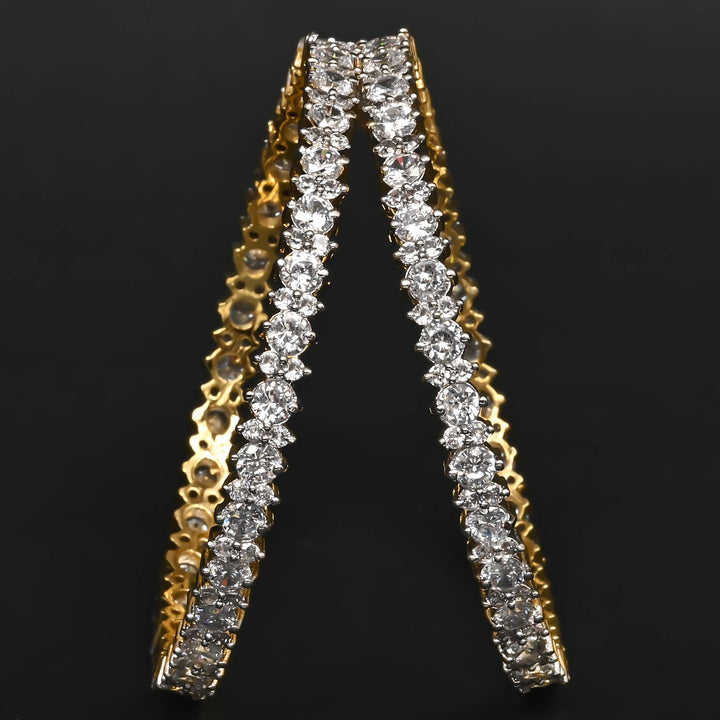 CZ Diamond Finish Bangles