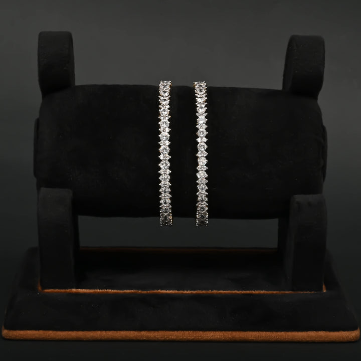 CZ Diamond Finish Bangles