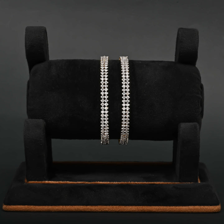 CZ Diamond Finish Bangles