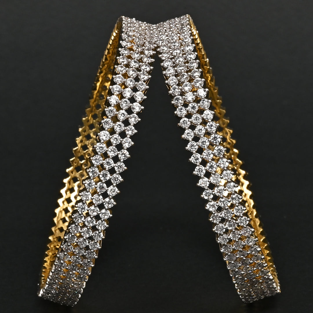 CZ Diamond Finish Bangles