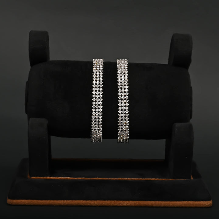 CZ Diamond Finish Bangles