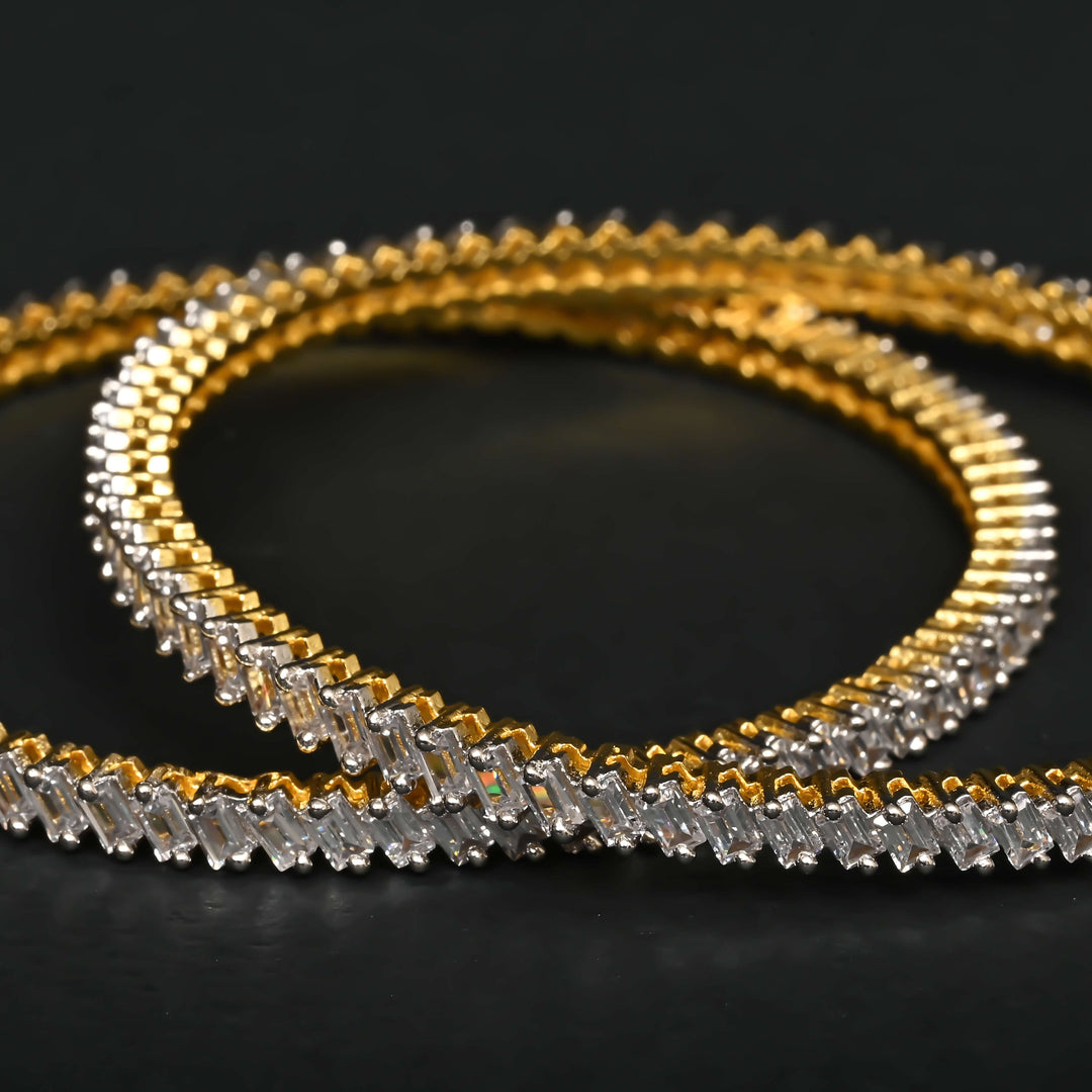 CZ Diamond Finish Bangles