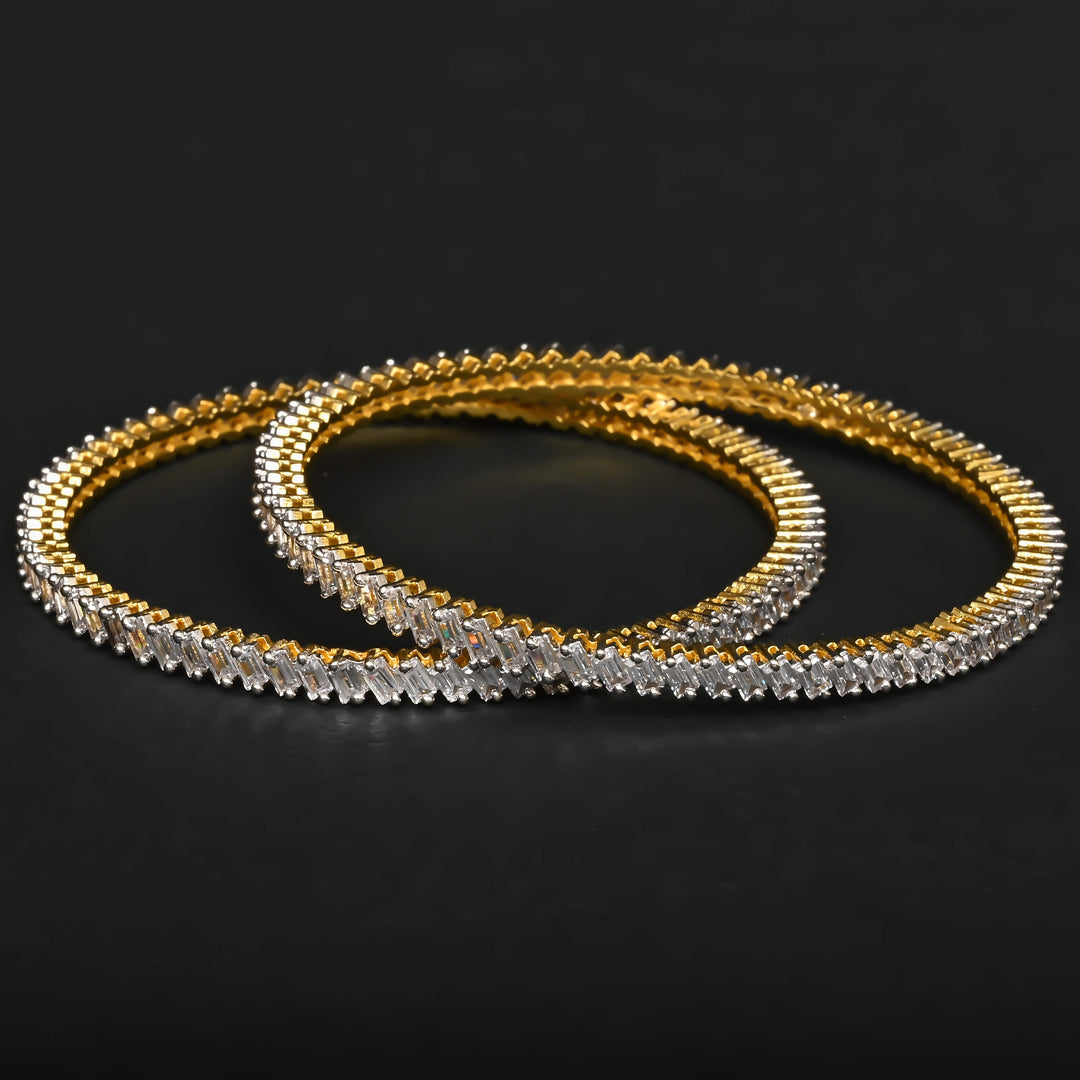 CZ Diamond Finish Bangles