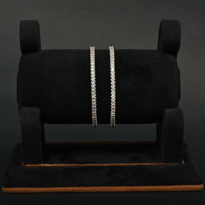 CZ Diamond Finish Bangles