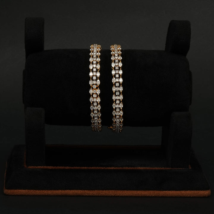 CZ Diamond Finish Bangles