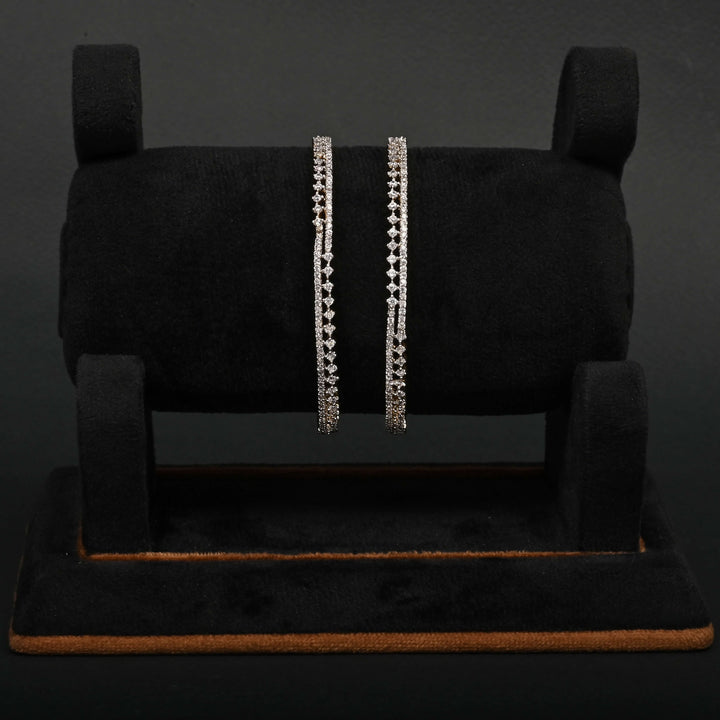 CZ Diamond Finish Bangles