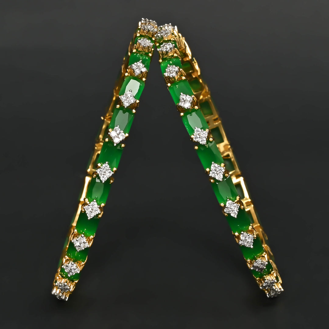 CZ Emerald Bangles