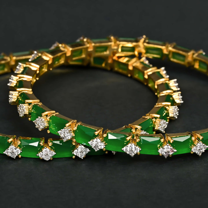 CZ Emerald Bangles