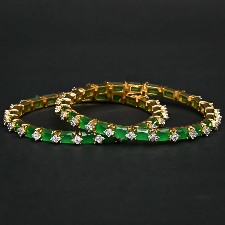 CZ Emerald Bangles