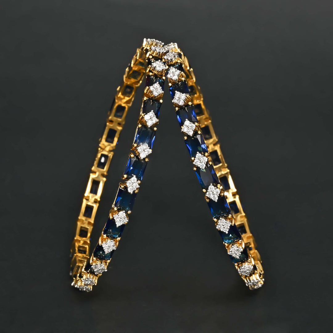 CZ Sapphire Bangles