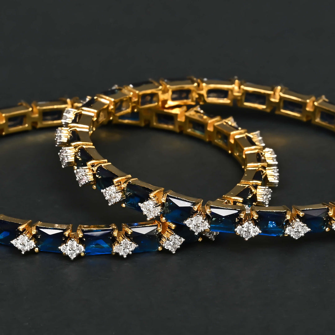 CZ Sapphire Bangles