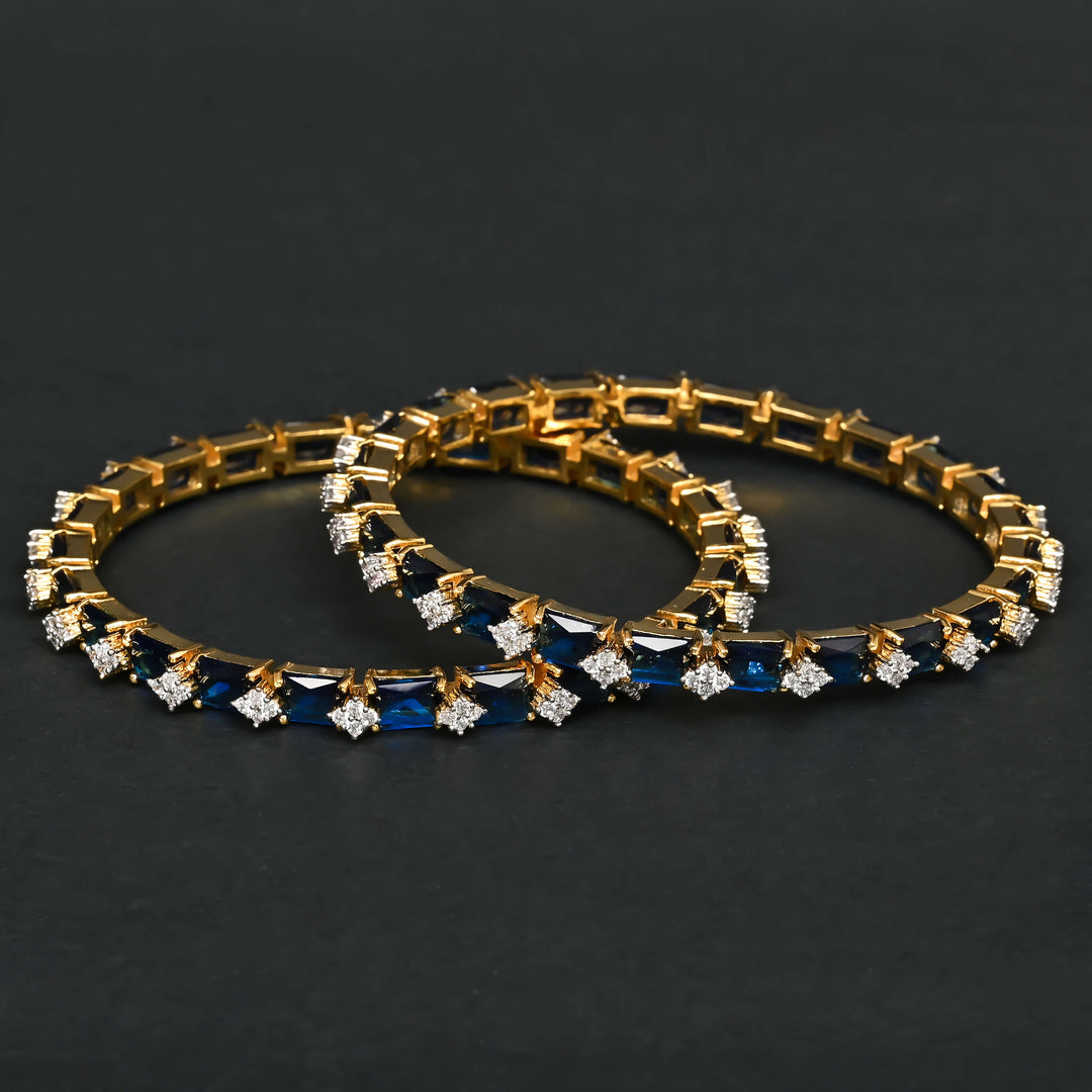 CZ Sapphire Bangles