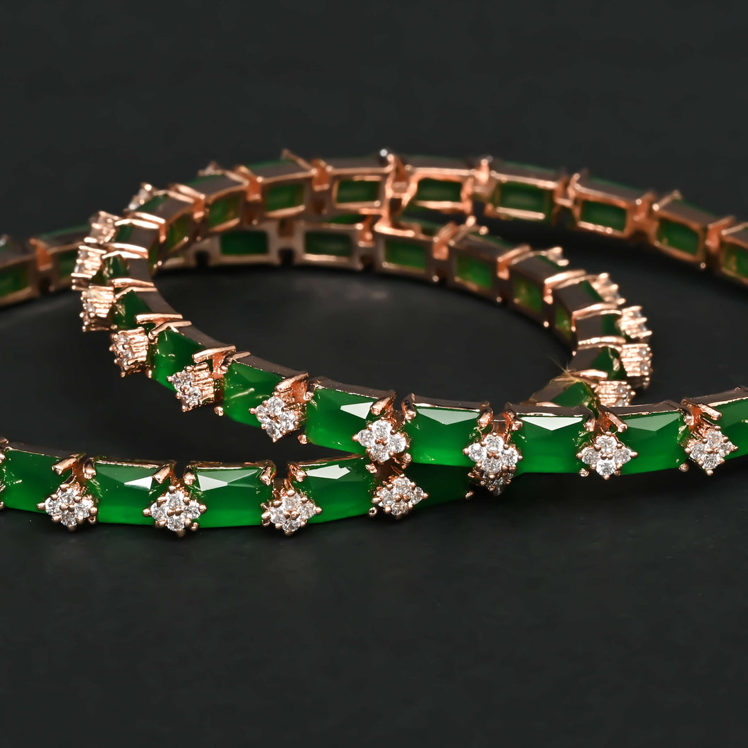 CZ Emerald Bangles