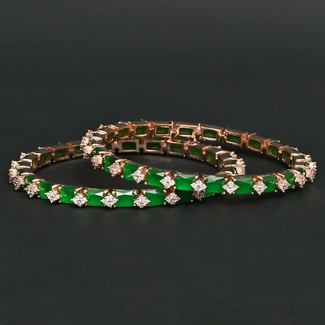 CZ Emerald Bangles