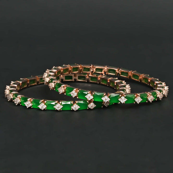 CZ Emerald Bangles