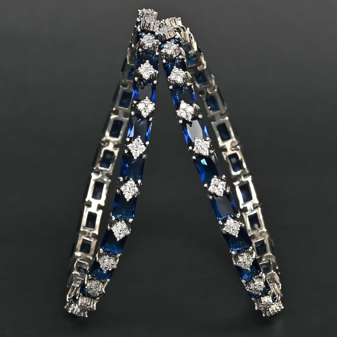 CZ Sapphire Bangles
