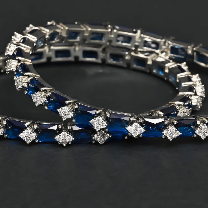 CZ Sapphire Bangles