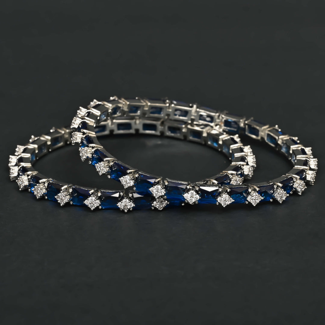 CZ Sapphire Bangles