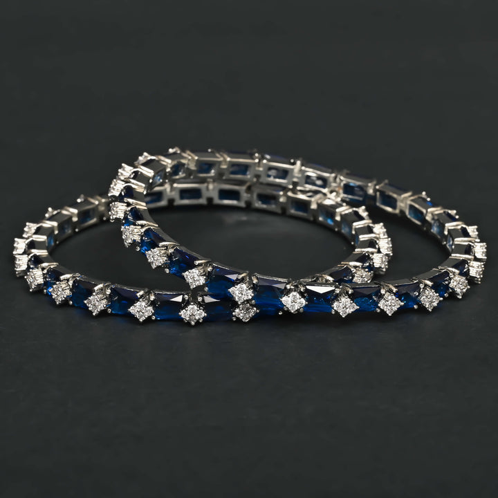 CZ Sapphire Bangles