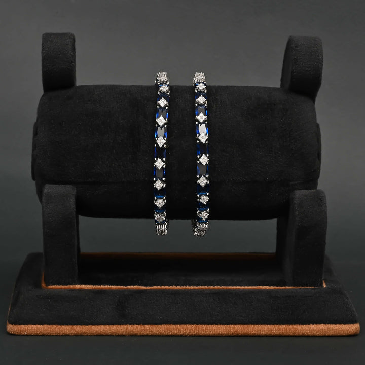 CZ Sapphire Bangles