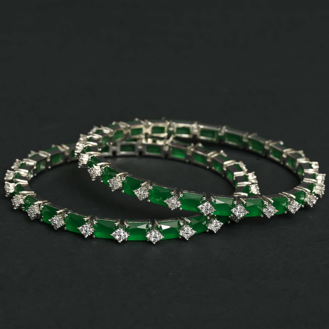 CZ Emerald Bangles