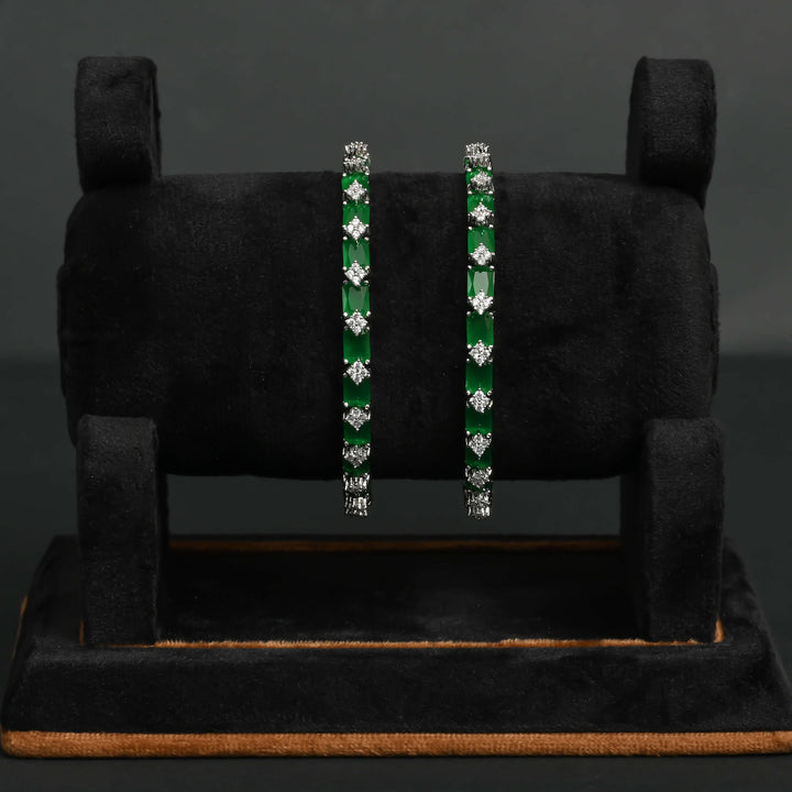 CZ Emerald Bangles