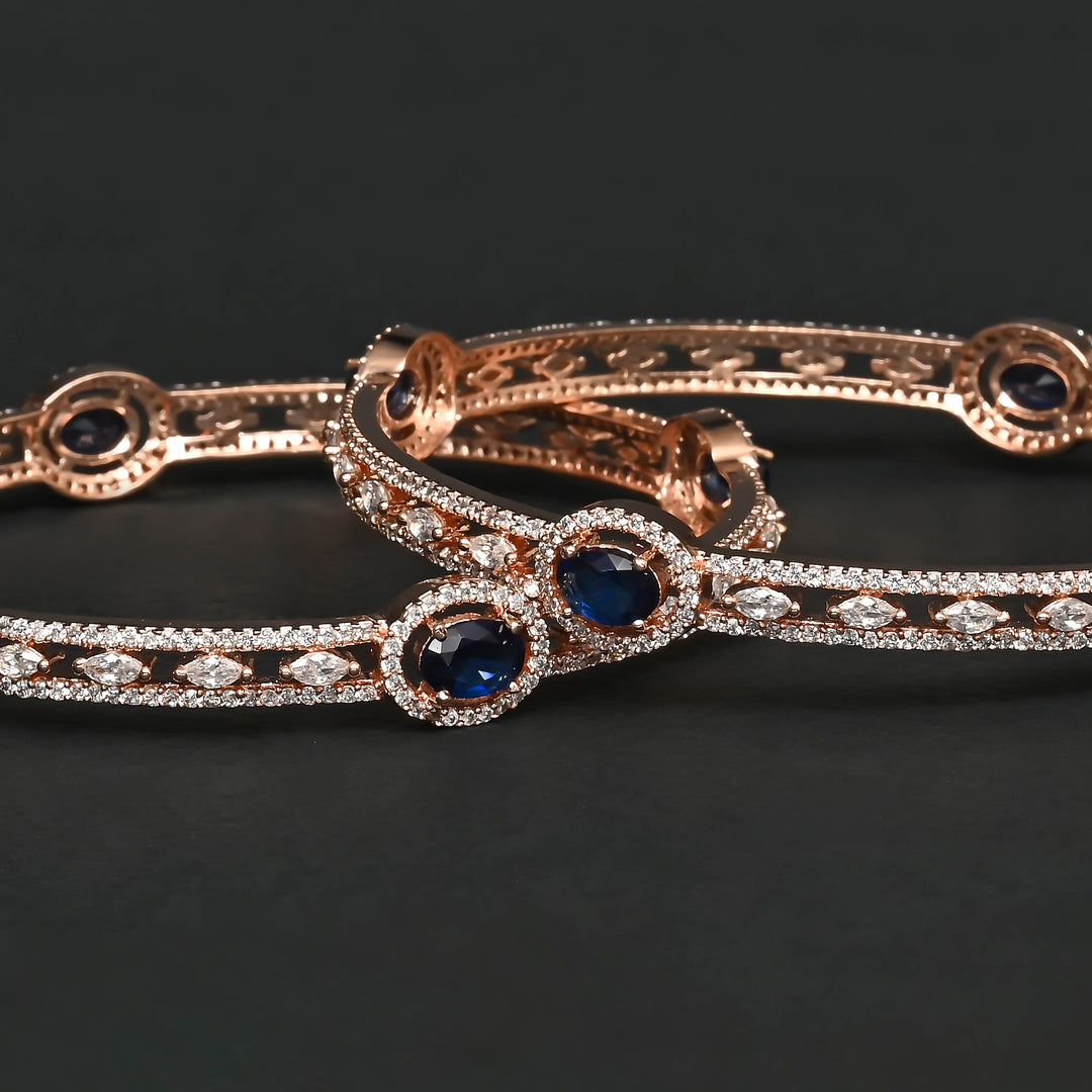 CZ Sapphire Bangles