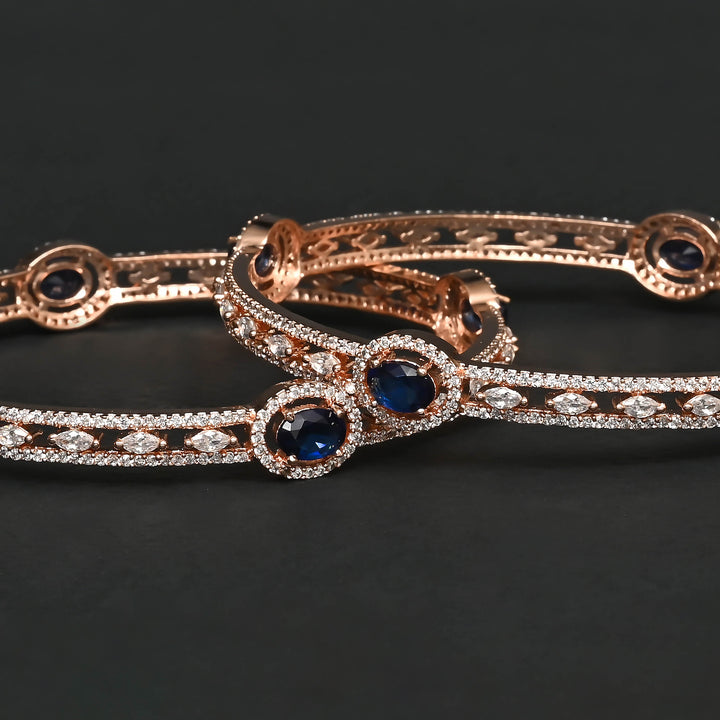 CZ Sapphire Bangles