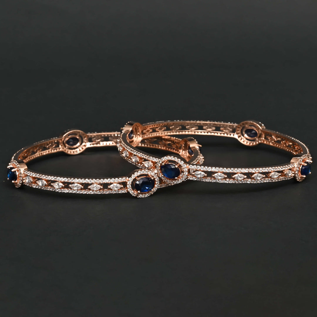 CZ Sapphire Bangles
