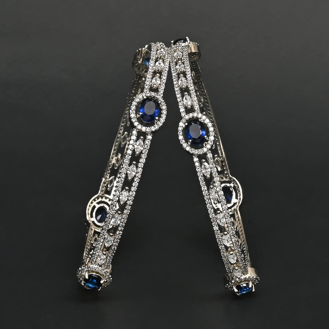 CZ Sapphire Bangles