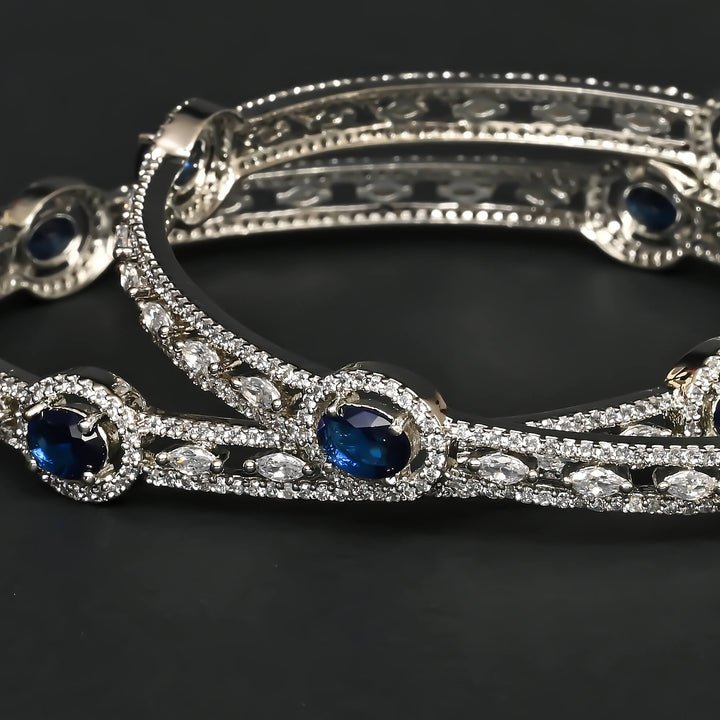 CZ Sapphire Bangles