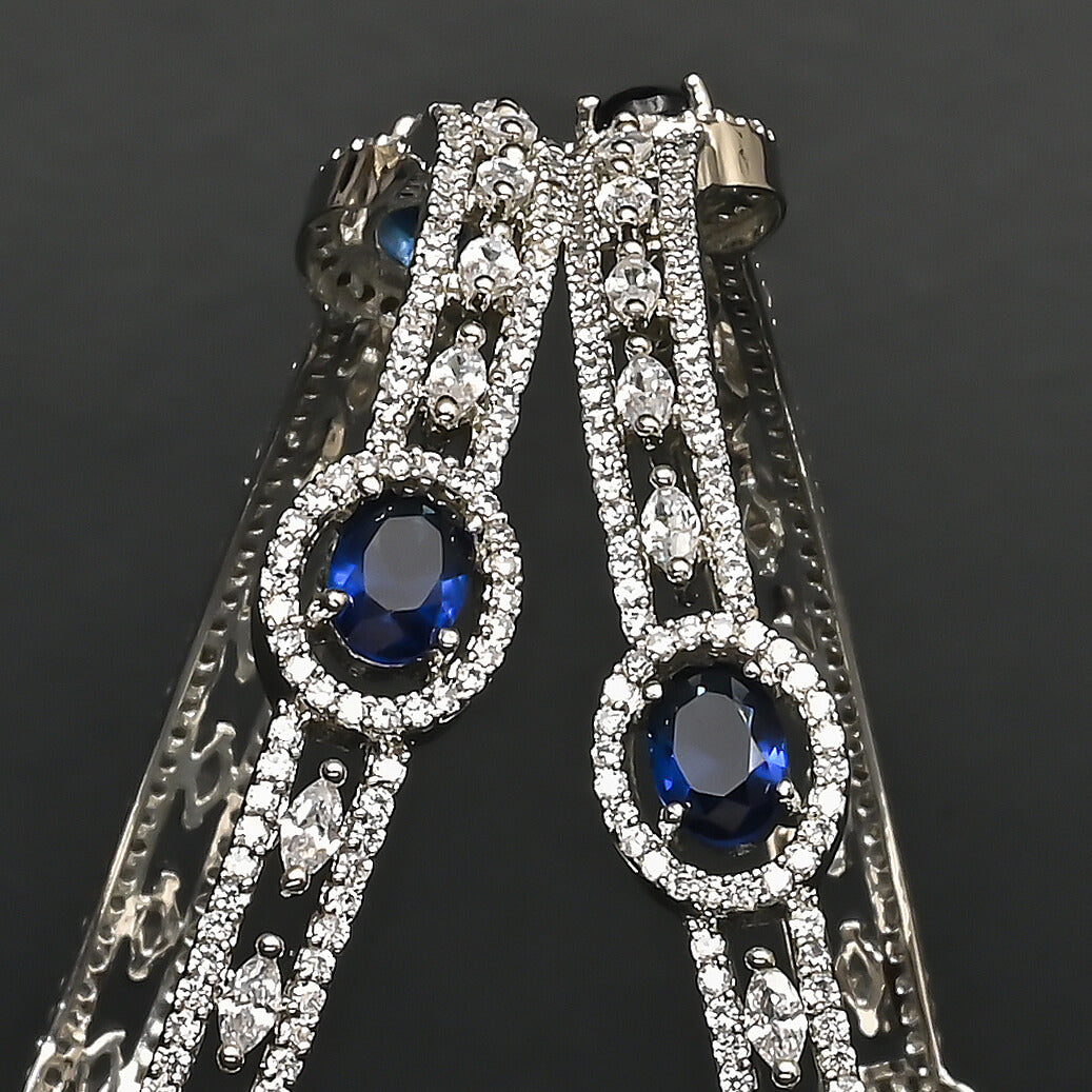 CZ Sapphire Bangles