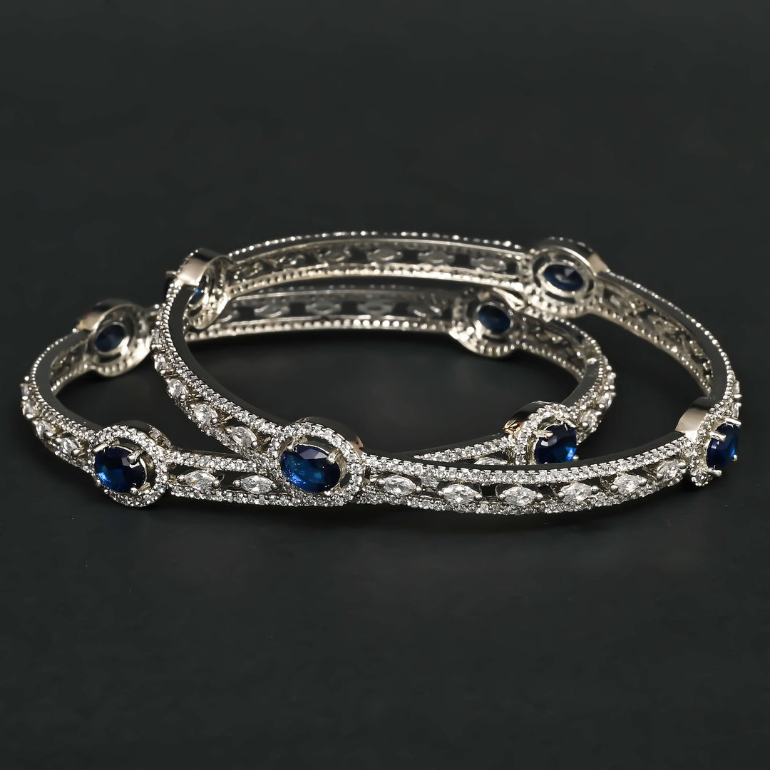 CZ Sapphire Bangles