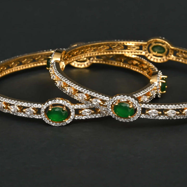 CZ Emerald Bangles