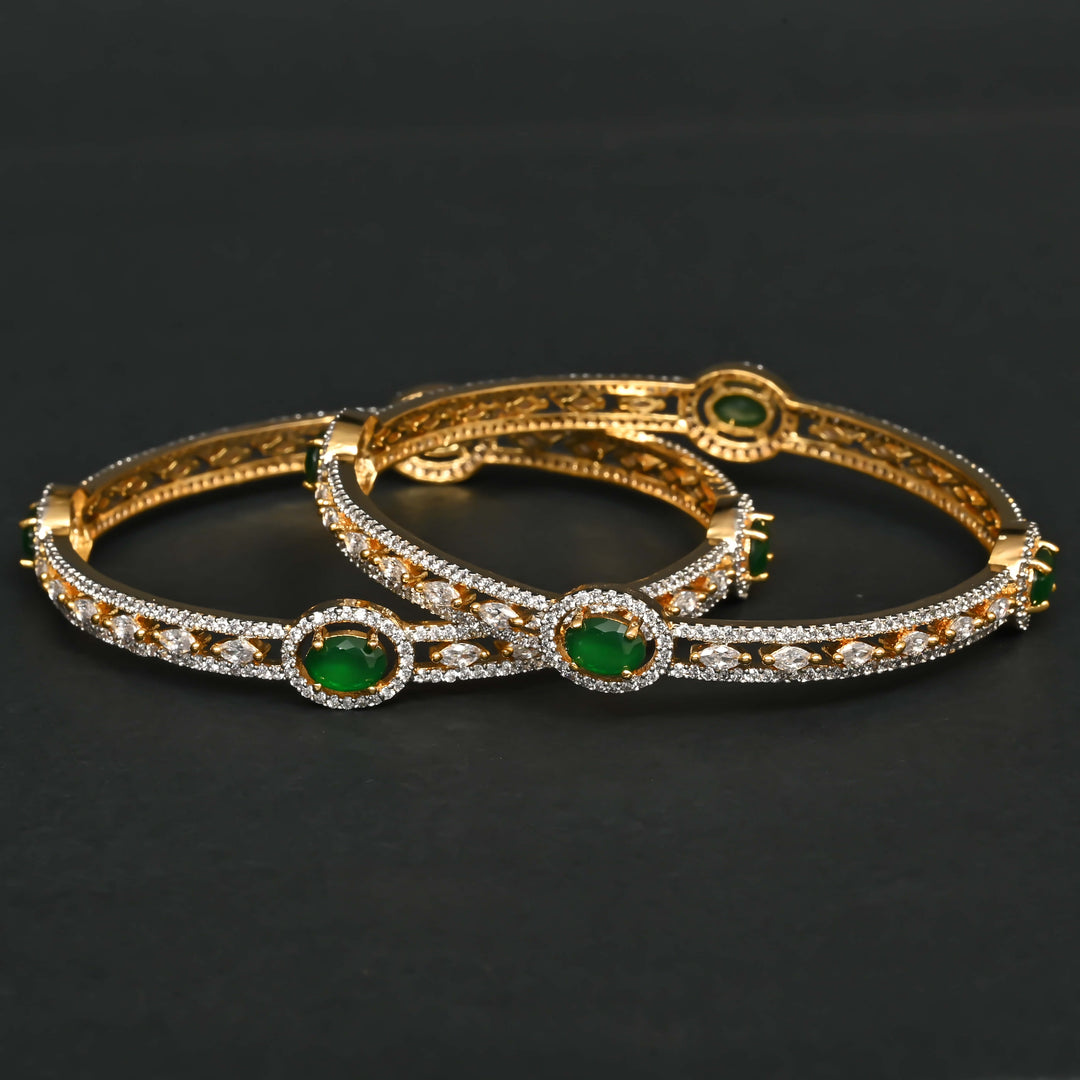 CZ Emerald Bangles