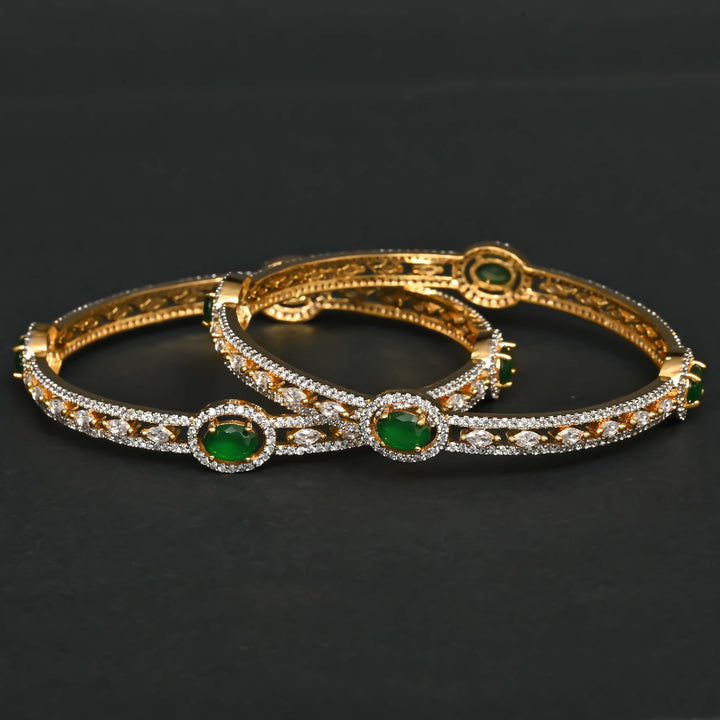 CZ Emerald Bangles