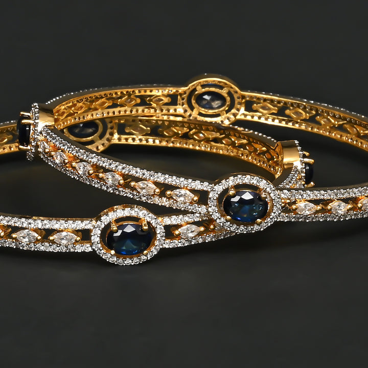 CZ Sapphire Bangles