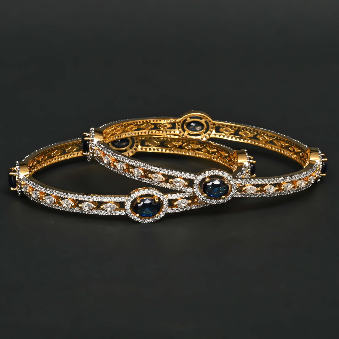 CZ Sapphire Bangles
