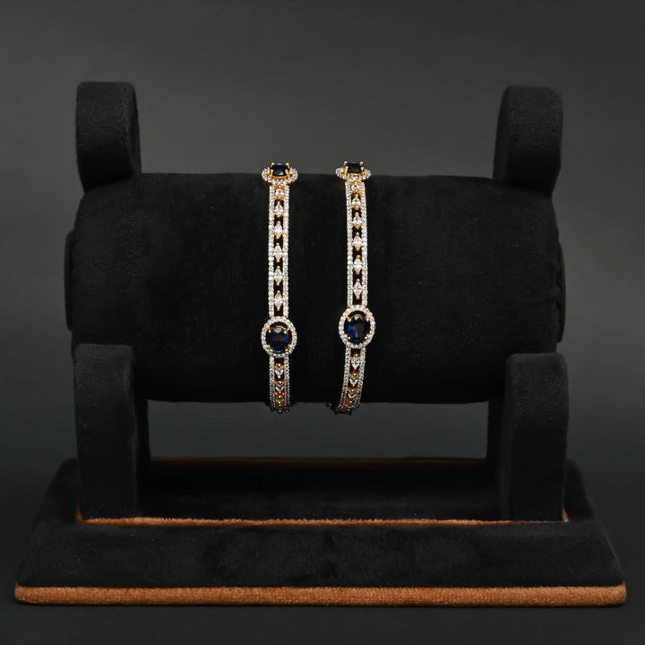 CZ Sapphire Bangles