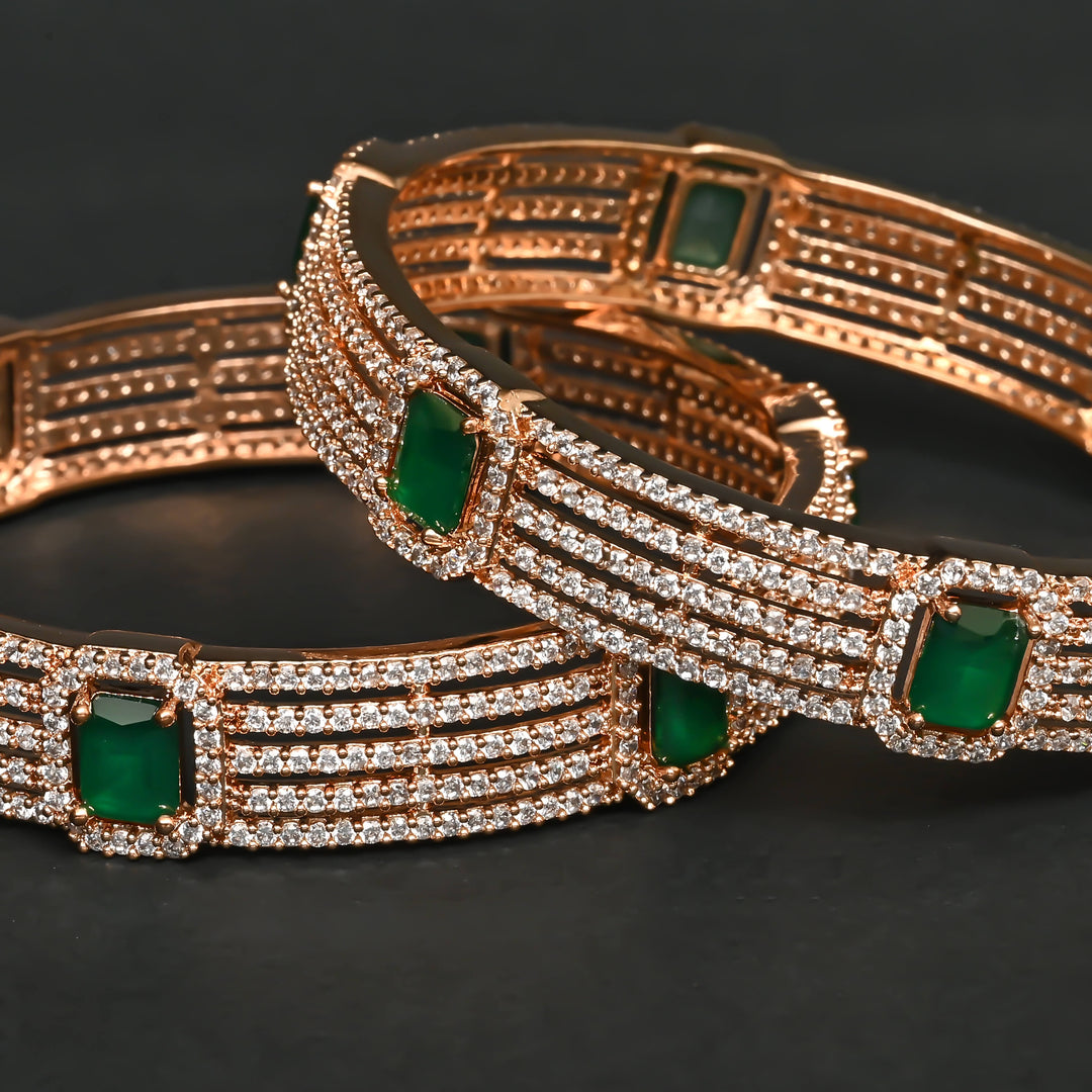 CZ Emerald Bangles