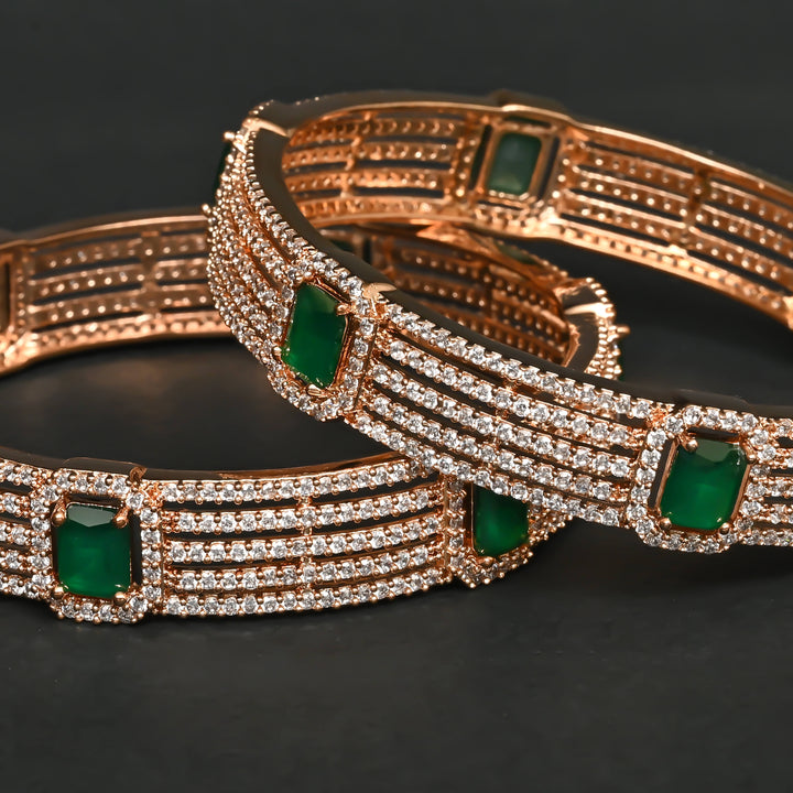 CZ Emerald Bangles