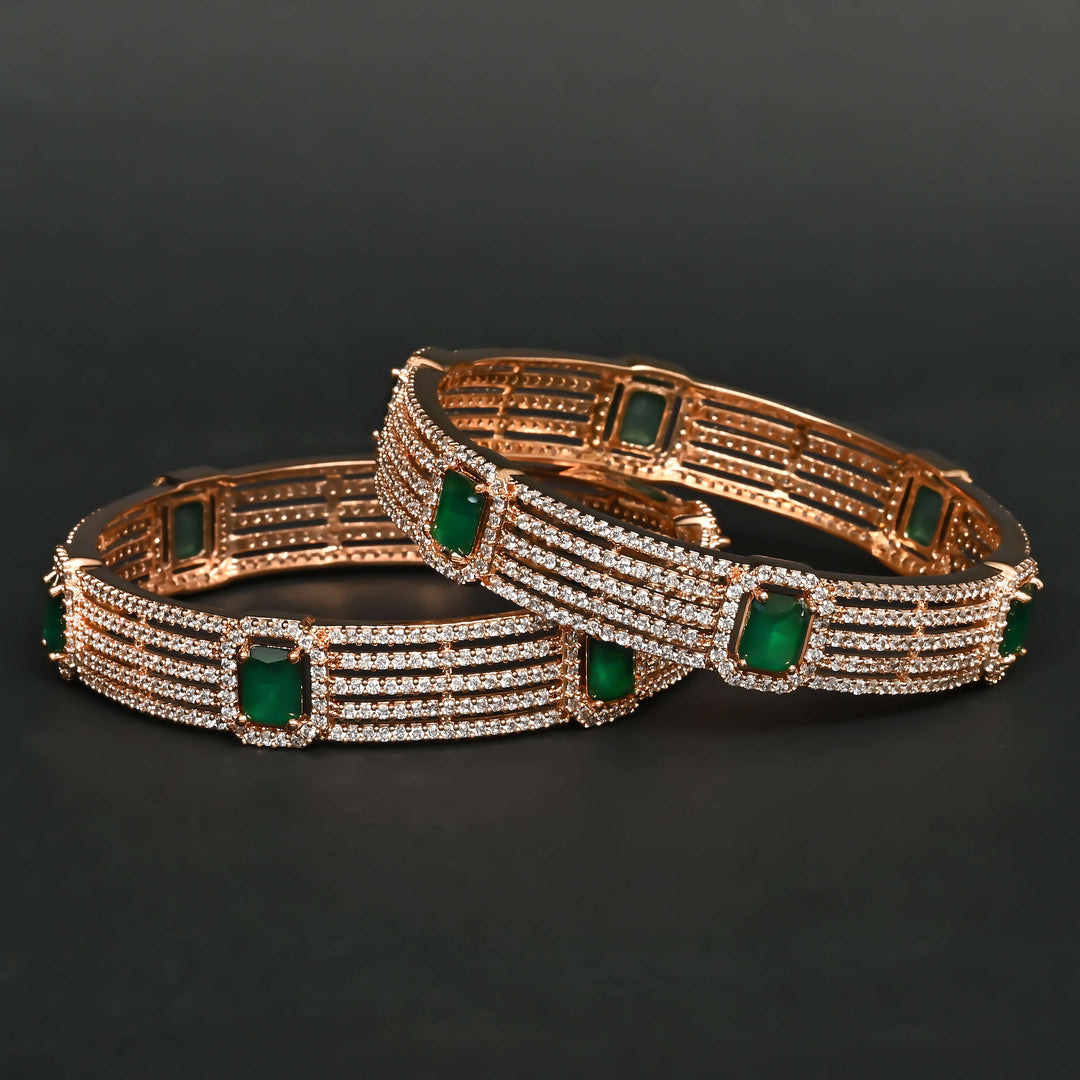 CZ Emerald Bangles