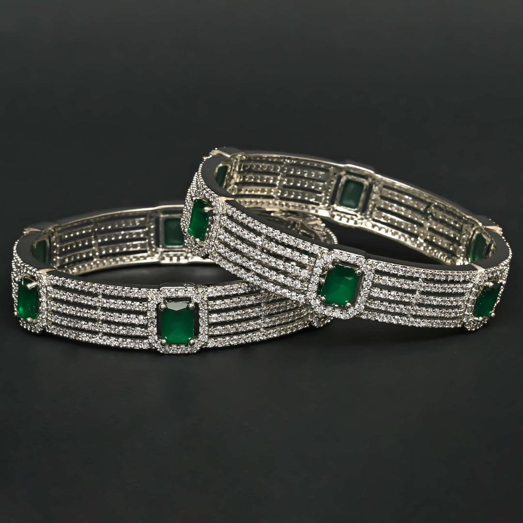 CZ Emerald Bangles