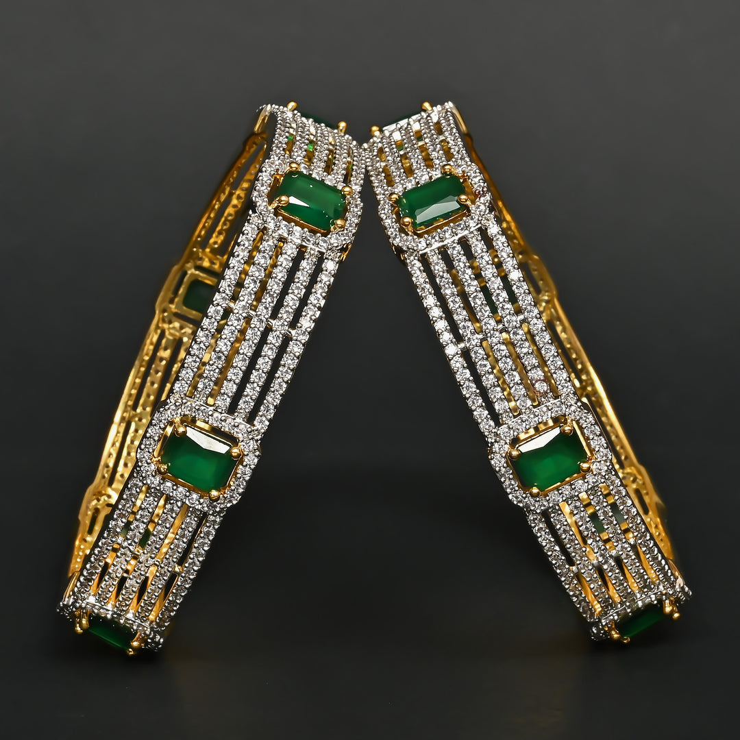 CZ Emerald Bangles