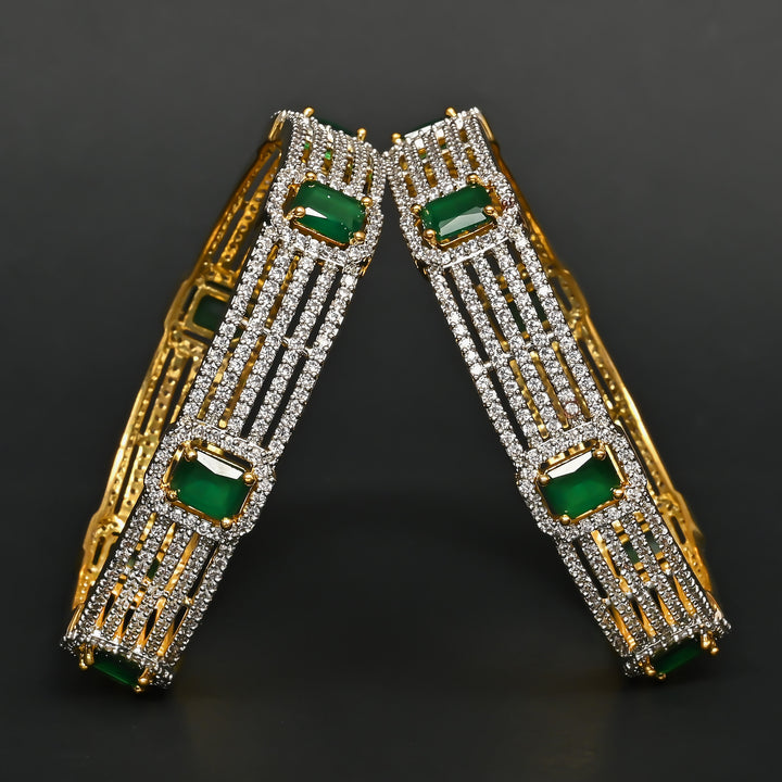 CZ Emerald Bangles