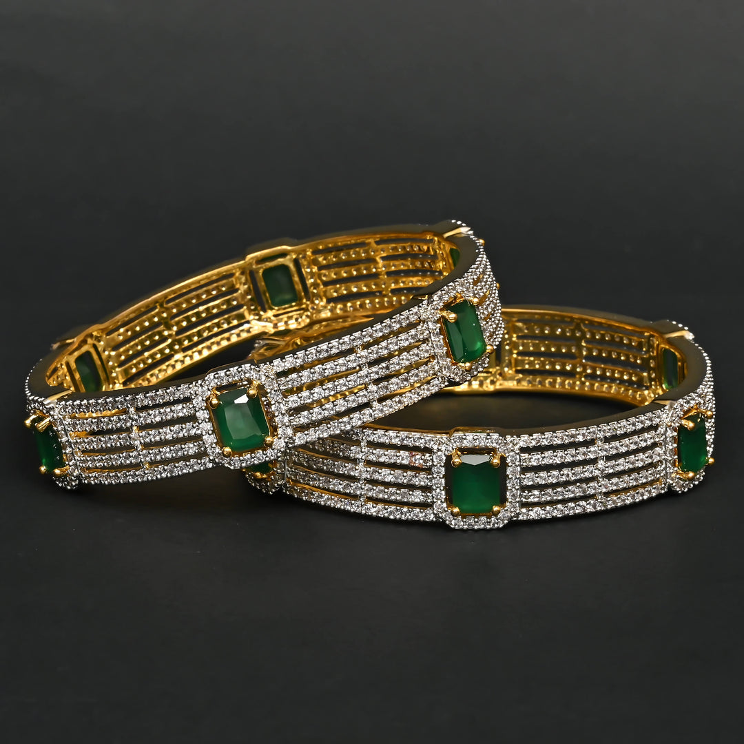 CZ Emerald Bangles
