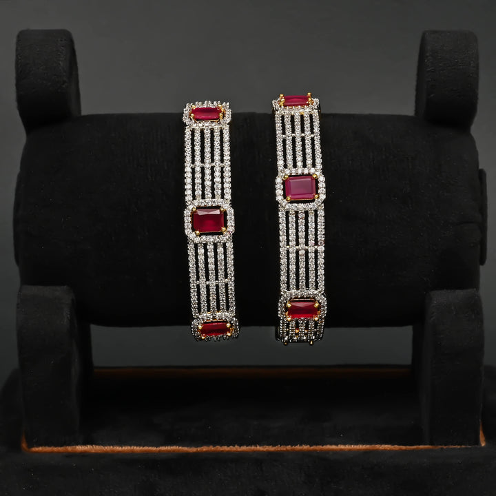 CZ Ruby Bangles
