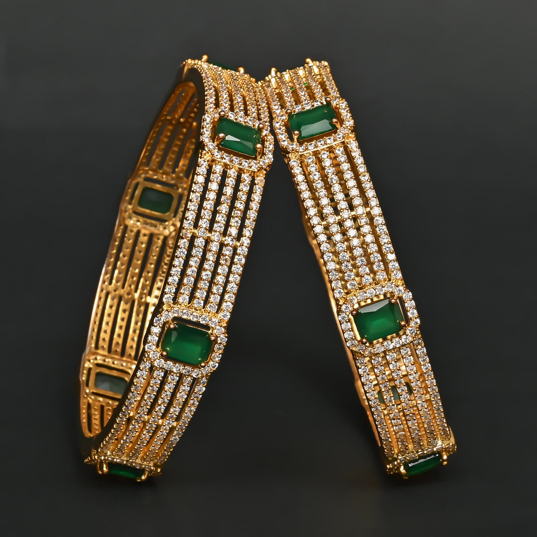 CZ Emerald Bangles