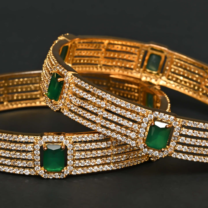 CZ Emerald Bangles